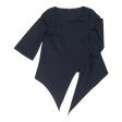 Blouse 3 4 Sleeve By Banana Republic In Navy, Size:M Online Sale