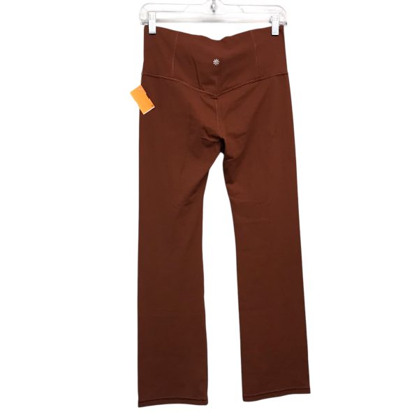 Athletic Leggings By Athleta In Brown, Size:M Cheap