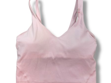 Athletic Bra By Lululemon In Pink, Size: 6 For Cheap