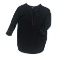 Top 3 4 Sleeve By Uniqlo In Black, Size:Xs Fashion