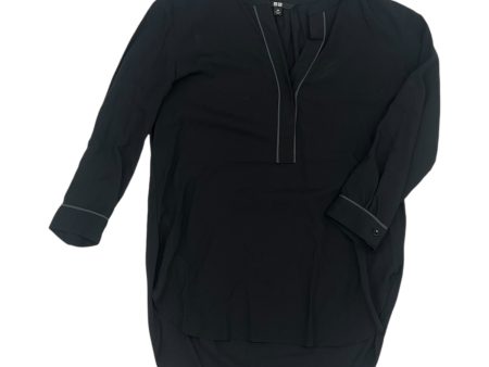 Top 3 4 Sleeve By Uniqlo In Black, Size:Xs Fashion