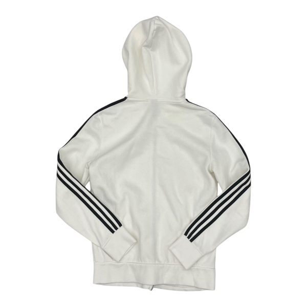 Athletic Jacket By Adidas In White, Size:S Discount