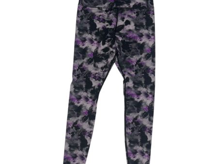 Athletic Leggings By Zyia In Black & Purple, Size:S on Sale