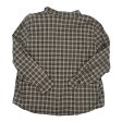 Top Ls By Villager By Liz Claiborne In Plaid Pattern, Size:3X on Sale