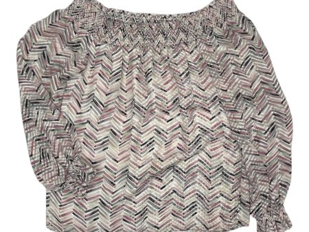 Blouse Ls By White House Black Market In Multi, Size:Xs on Sale