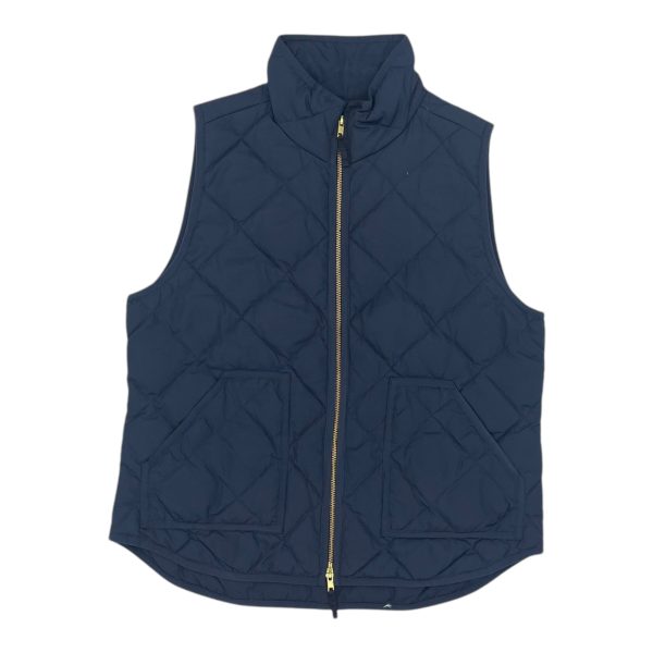 Vest Puffer & Quilted By J. Crew In Blue, Size:L Fashion