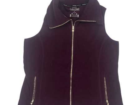 Vest Fleece By Calvin Klein In Purple, Size:1X Discount