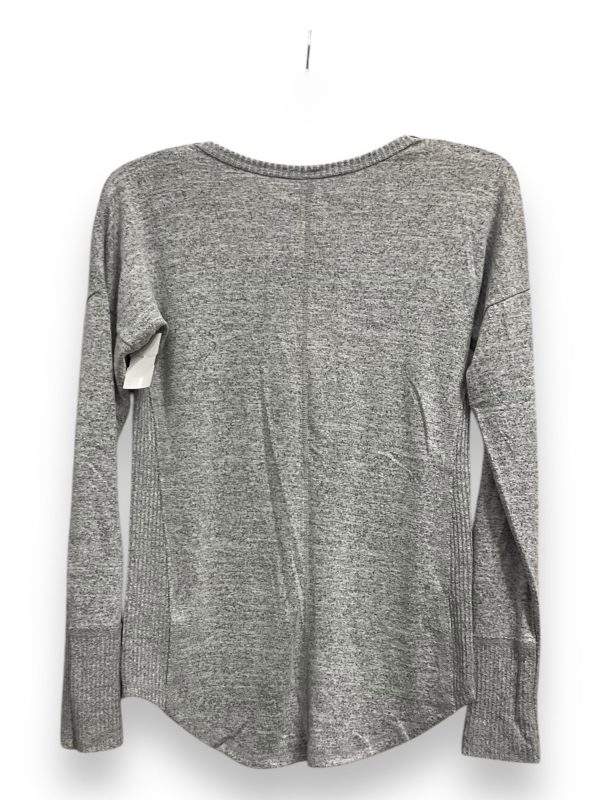 Top Long Sleeve Basic By Abercrombie And Fitch In Grey, Size: Xs Sale