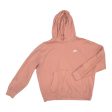 Athletic Sweatshirt Hoodie By Nike Apparel In Pink, Size:L Online Hot Sale