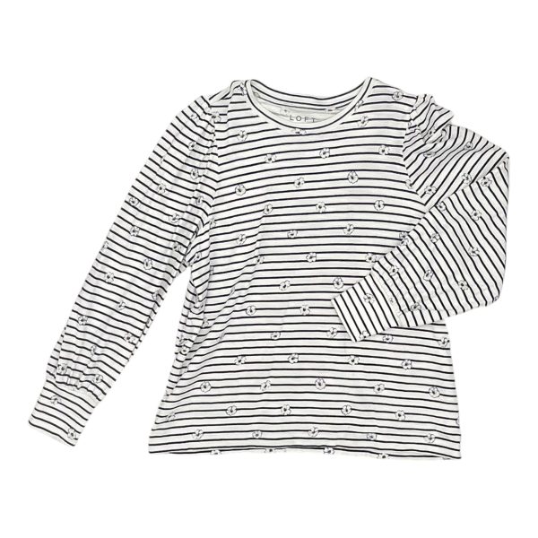 Top Ls By Loft In Striped Pattern, Size:Xl Fashion