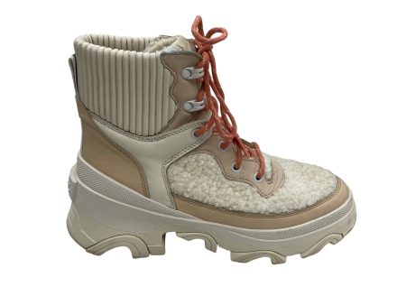 Boots Combat By Sorel In Pink & White, Size:8 For Discount