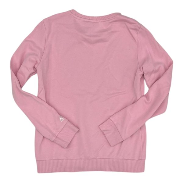 Athletic Sweatshirt Crewneck By Adidas In Pink, Size:S Online