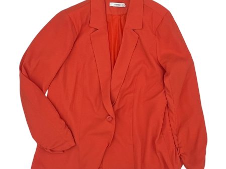 Blazer By Just Fab In Orange, Size:1X Supply