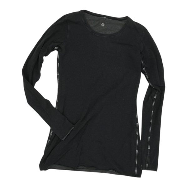 Top Ls By Lululemon In Black & Grey, Size:M on Sale