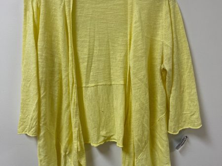 Cardigan By Alfani In Yellow, Size: L Supply