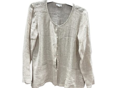 Top Long Sleeve By Pure Jill In Tan, Size: Xs Sale