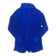 Blouse Ls By City Chic In Blue, Size:1X Online Sale