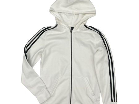 Athletic Jacket By Adidas In White, Size:S Discount