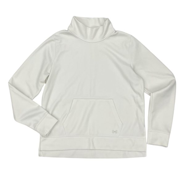 Athletic Sweatshirt Collar By Under Armour In White, Size:M For Cheap