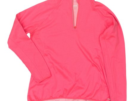 Athletic Top Ls Collar By Avia In Pink, Size:2X on Sale