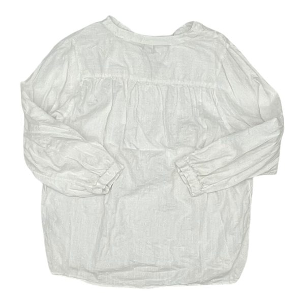 Top 3 4 Sleeve By Old Navy In White, Size:M Discount