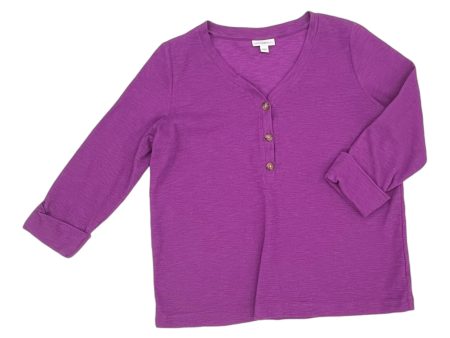 Top Ls By J. Jill In Purple, Size:M Fashion