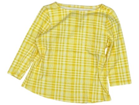 Top 3 4 Sleeve By Charter Club In Yellow, Size:Xl Sale