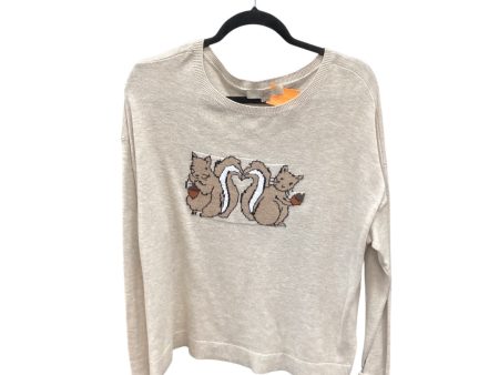 Top Long Sleeve By Loft In Tan, Size: Xl Online Sale