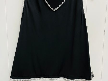 Top Sleeveless Designer By Karl Lagerfeld In Black & White, Size: Xs For Sale