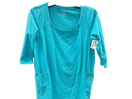 Top Long Sleeve Basic By Pure Jill In Blue, Size: Xs Hot on Sale