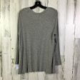 Top Long Sleeve Basic By Cabi In Grey, Size: M Cheap