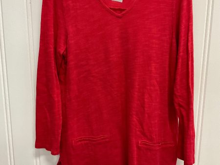 Top Long Sleeve By J. Jill In Red, Size: M Supply