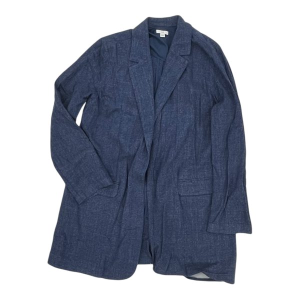 Blazer By J. Jill In Blue, Size:M Hot on Sale