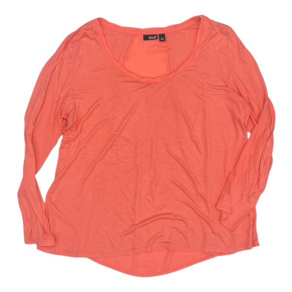 Blouse Ls By Ana In Coral, Size:Xl Fashion