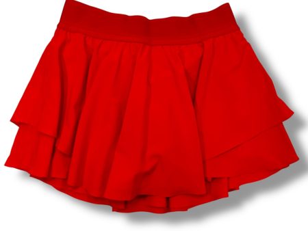 Athletic Skort By Lululemon In Orange, Size: 6 Discount