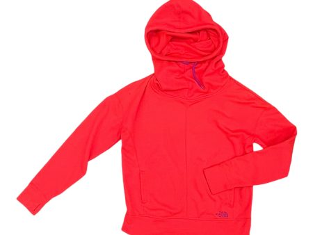 Athletic Sweatshirt Hoodie By The North Face In Pink, Size:L Hot on Sale