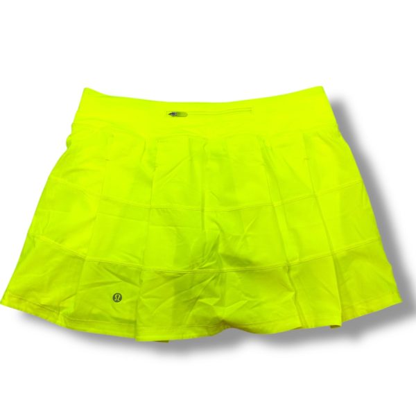 Athletic SKORT By Lululemon In Yellow, Size: 8 Supply