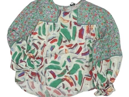 Blouse Ls By Fate In Green, Size:S Fashion