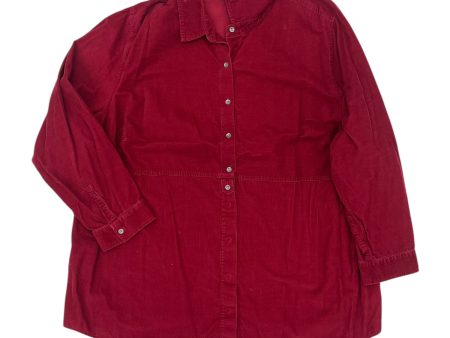 Top Ls By J. Jill In Red, Size:4X Discount