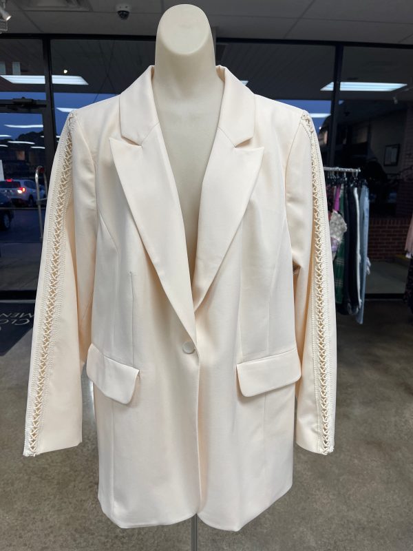 Blazer By Eloquii In Cream, Size: 18 Supply