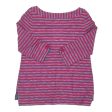 Top 3 4 Sleeve By Talbots In Blue & Pink, Size:M on Sale