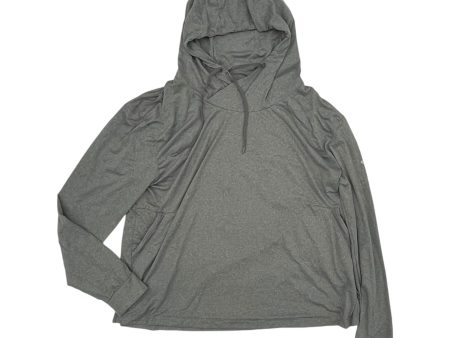 Athletic Top Ls Hoodie By Columbia In Grey, Size:Xl Supply