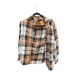 Top Long Sleeve By Clothes Mentor In Plaid Pattern, Size: M For Discount