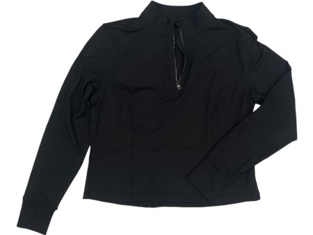 Athletic Top Ls Collar By Avia In Black, Size:Xl For Sale