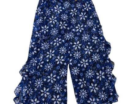 BLUE PANTS WIDE LEG by ROD BEATTIE Size:L Online now