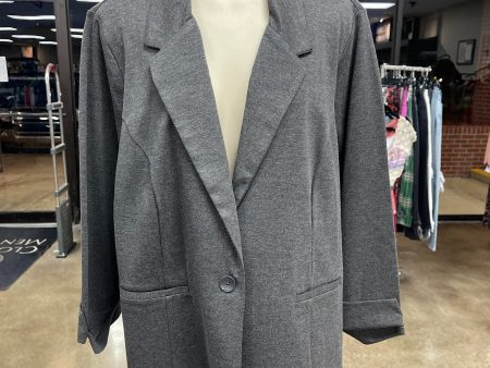 Blazer By Cato In Grey, Size: 1x Fashion