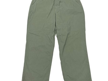 GREEN PANTS CHINOS & KHAKIS by LOFT Size:18 For Cheap