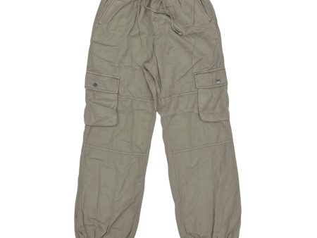 TAN PANTS JOGGERS by C AND C Size:S Online Sale